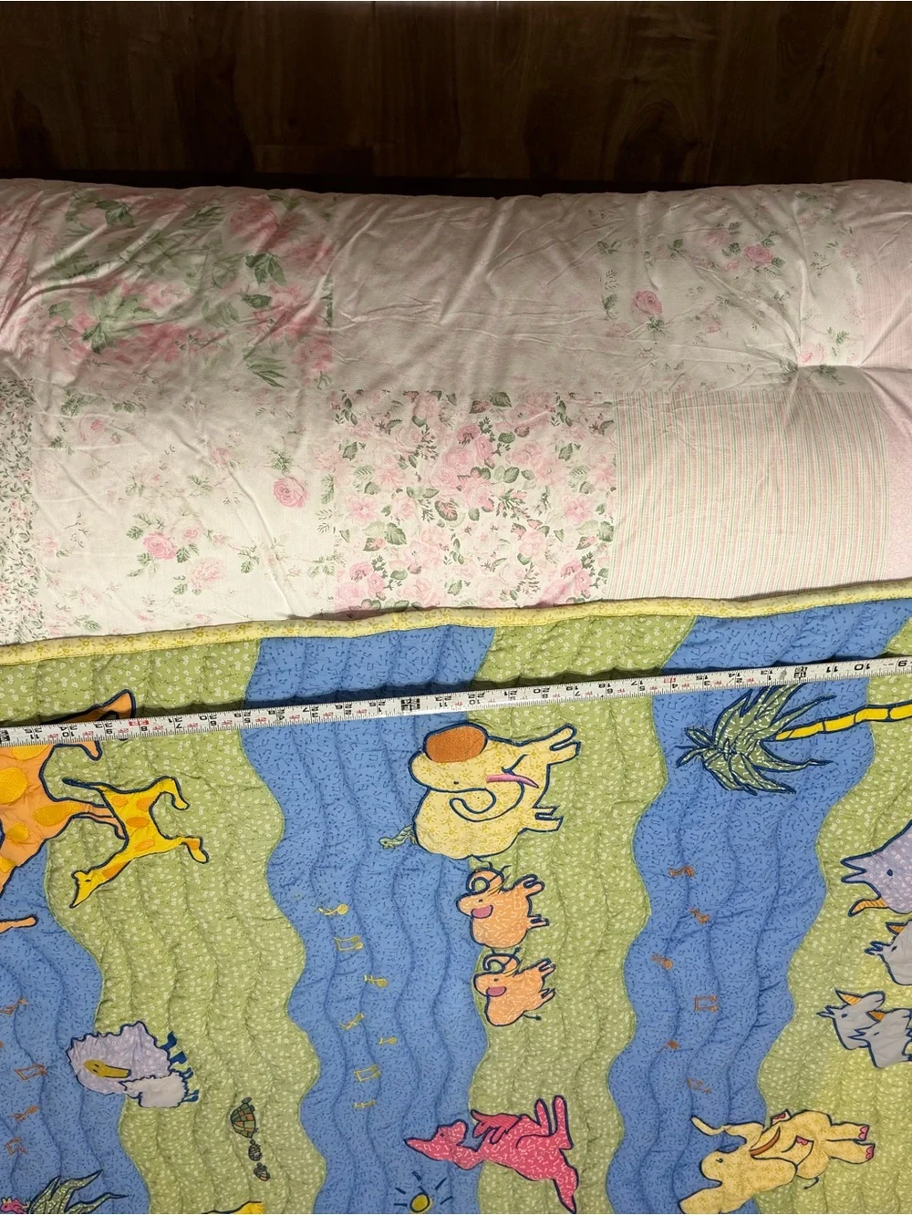 Vintage 1999 Car’s John Lennon real love/musical parade baby crib, quilt, rare